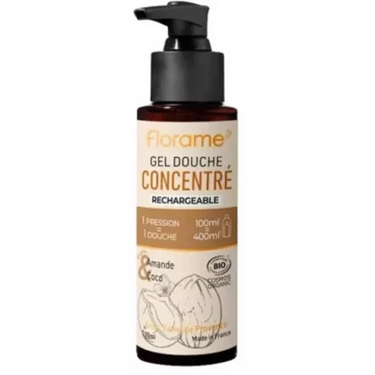 Florame Gel Douche Concentré Amande et Coco Bio 100 ml
