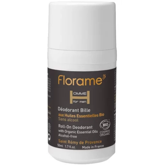 Florame Homme Déodorant Bille Bio 50 ml