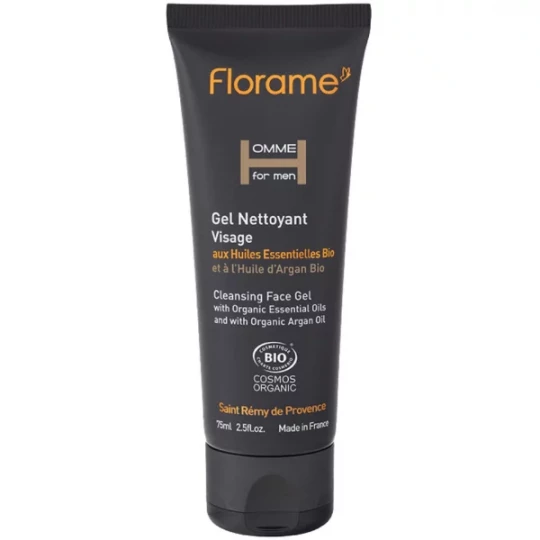 Florame Homme Gel Nettoyant Visage Bio 75 ml