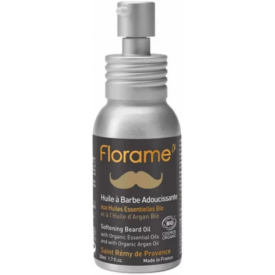Florame Homme Huile à Barbe Adoucissante Bio 50 ml