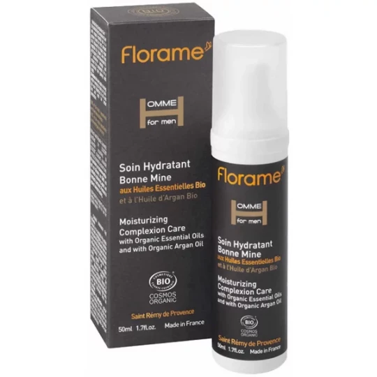 Florame Homme Soin Hydratant Bonne Mine Bio 50 ml
