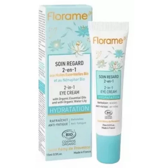 Florame Hydratation Soin Regard 2 en 1 15 ml