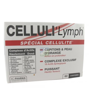 3C Pharma Celluli'Lymph Anti-cellulite x 60