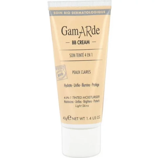 Gamarde BB Cream Soin Teinté 4 en 1 Bio 40 g - Teinte : Peaux Claires