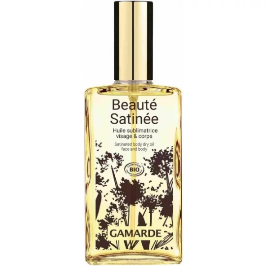 Gamarde Beauté Satinée Huile Sublimatrice Visage et Corps Bio 100 ml