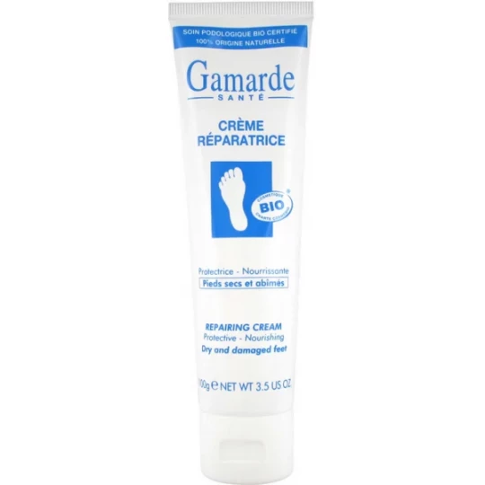 Gamarde Crème Réparatrice Pieds Secs et Abîmés Bio 100 g