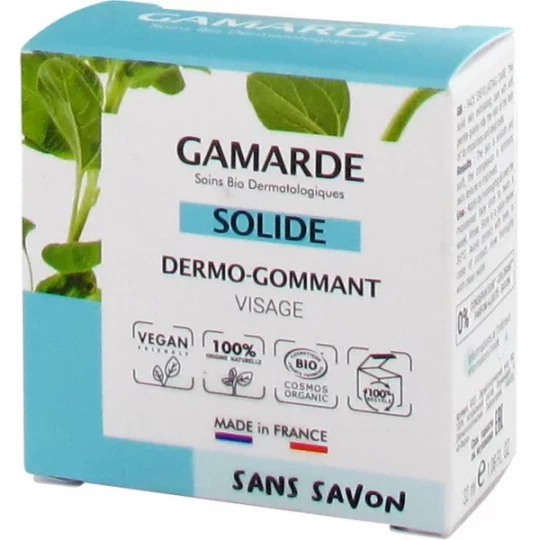 Gamarde Dermo-Gommant Visage Solide Bio 32 ml