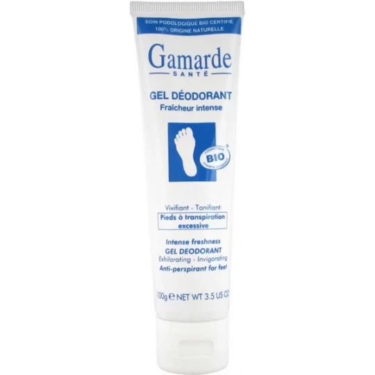 Gamarde Gel Déodorant Pieds à Transpiration Excessive Bio 100 g