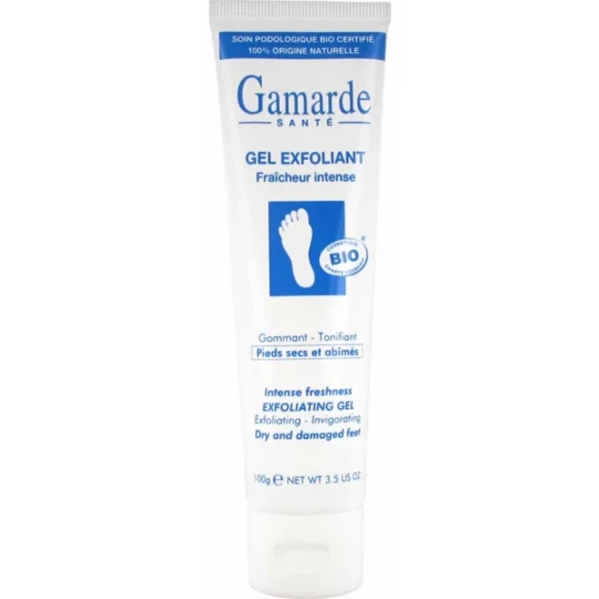 Gamarde Gel Exfoliant Pieds Secs et Abîmés Bio 100 g