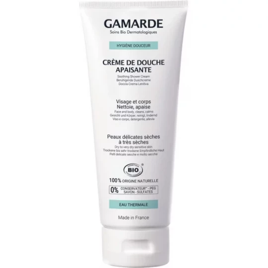 Gamarde Hygiène Douceur Crème de Douche Apaisante Bio 200 ml