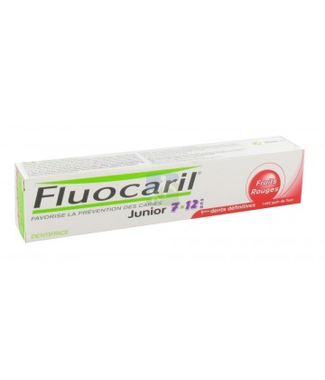 Fluocaril Junior Dentifrice Goût Fruits Rouges 50 ml