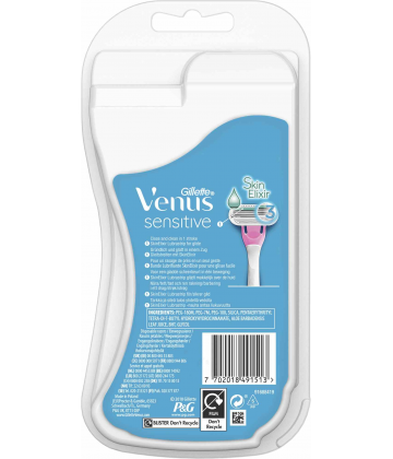 Gillette Venus Sensitive Rasoirs x 3