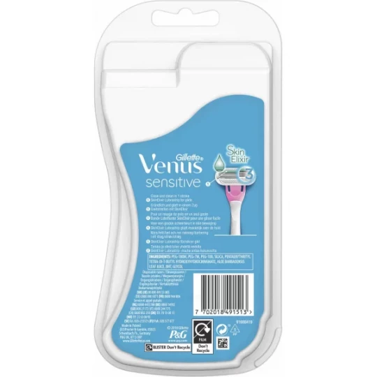 Gillette Venus Sensitive Rasoirs x 3 - image 7
