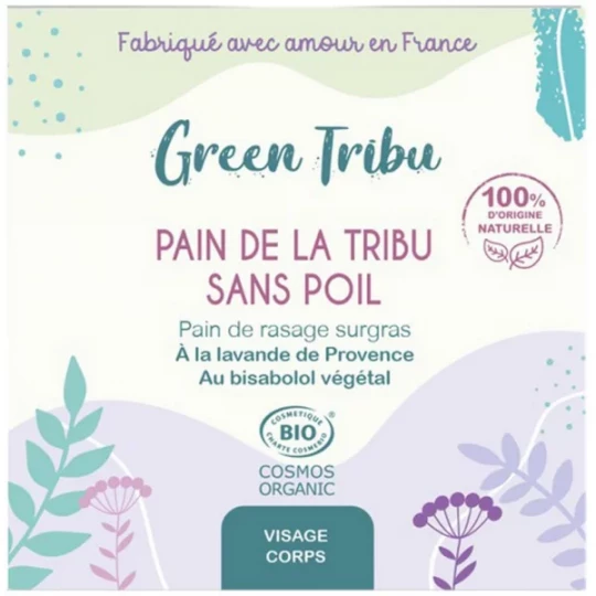 Green Tribu Pain de la Tribu Sans Poil Bio 110 g