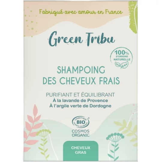 Green Tribu Shampoing des Cheveux Frais Bio 85 g