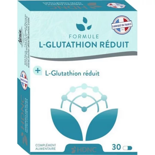 H.D.N.C Formule L-Glutathion Réduit Gélules x 30