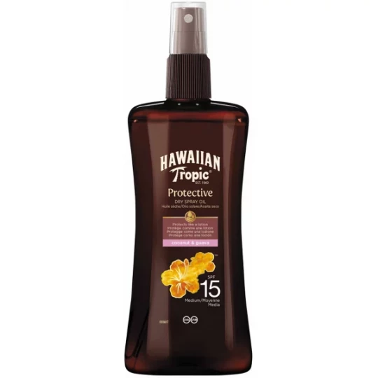 Hawaiian Tropic Protective Huile Sèche SPF15 200 ml