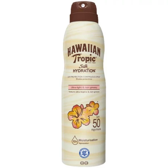 Hawaiian Tropic Silk Hydratation Brume Protectrice SPF50 220 ml