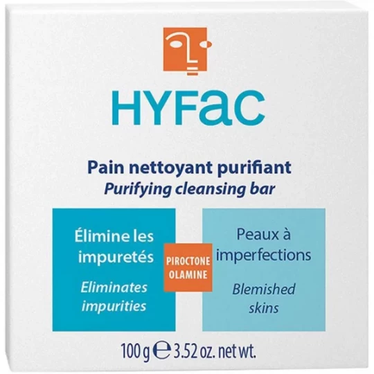 Hyfac Pain Nettoyant Purifiant 100 g