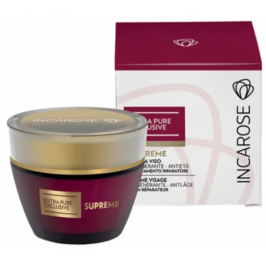 Incarose Extra Pure Exclusive Supreme Crème Visage Anti-Âge Régénérante 50 ml