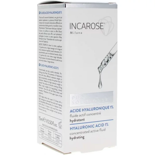 Incarose Pure Solutions Acide Hyaluronique 15 ml