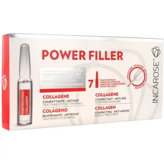 Incarose Pure Solutions Power Filler Collagène Ampoules x 7