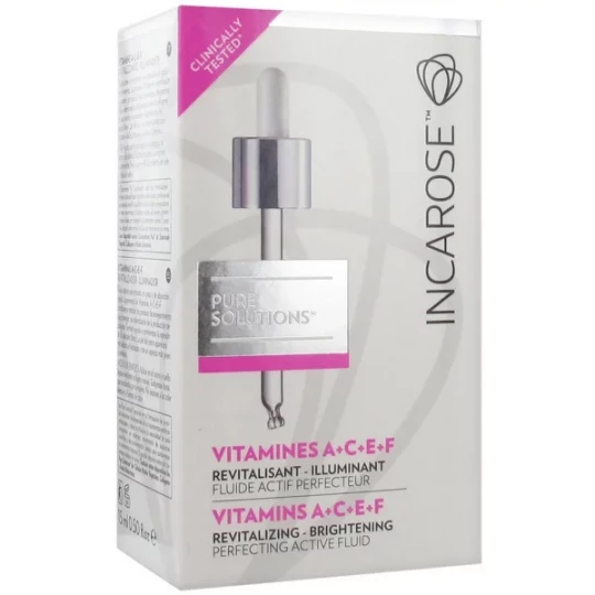 Incarose Pure Solutions Vitamines A C E F 15 ml