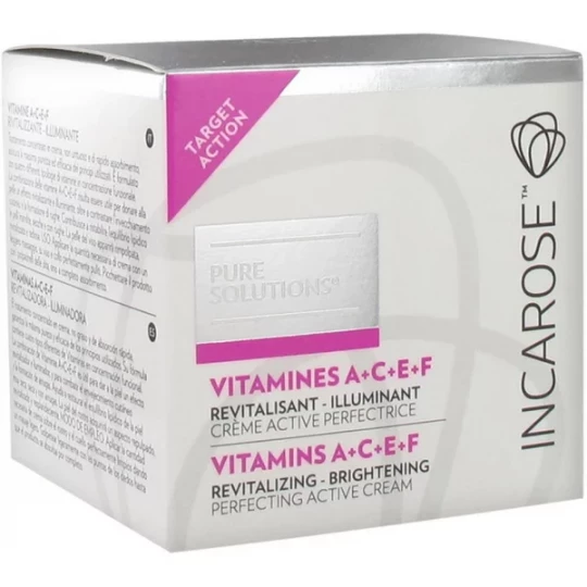 Incarose Pure Solutions Vitamines A C E F Crème Active Perfectrice 50 ml