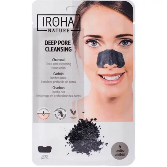 Iroha Nature Charbon Patchs Nez x 5