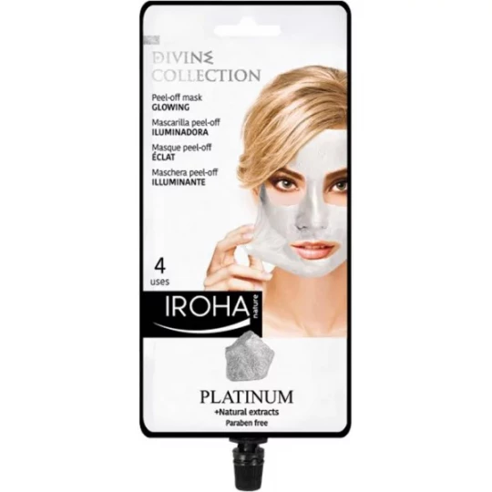 Iroha Nature Divine Collection Masque Peel-Off Platine 25 ml