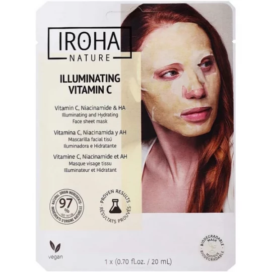 Iroha Nature Masque Illuminateur et Hydratant 20 ml