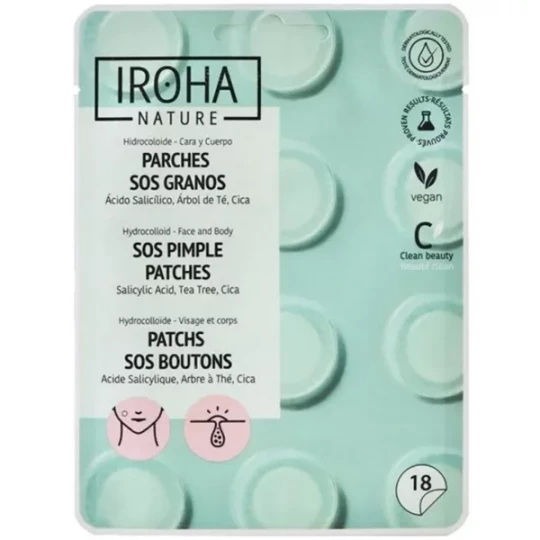 Iroha Nature Patchs SOS Boutons Patchs x 18