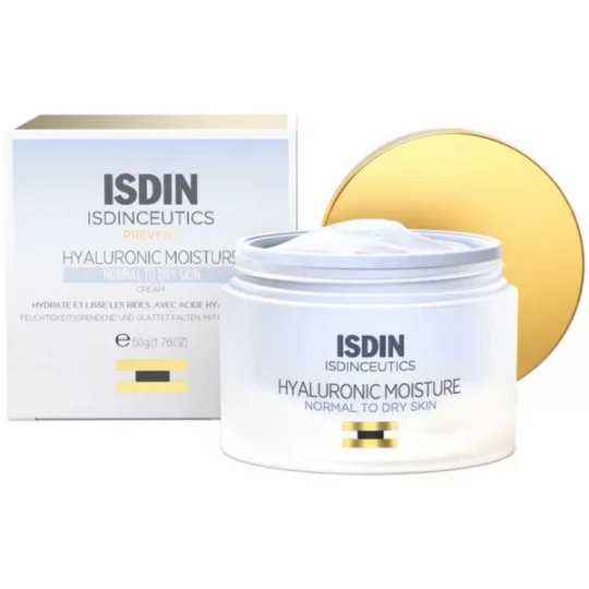 Isdin Isdinceutics Prevent Hyaluronic Moisture Peau Normale à Sèche 50 g