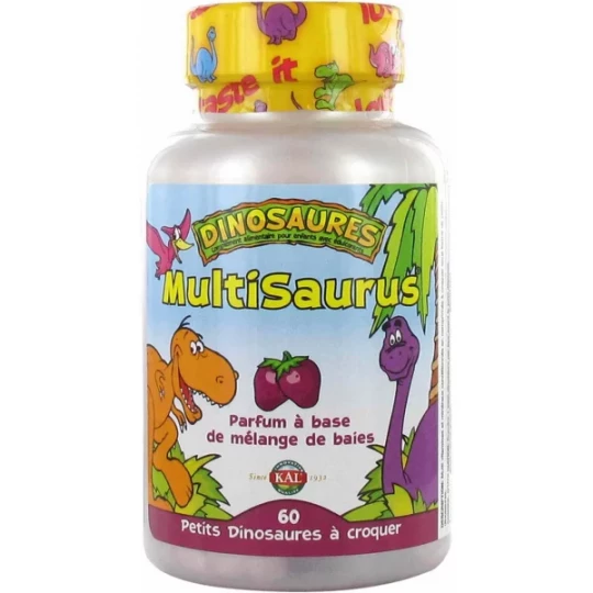 Kal Dinosaures Multisaurus Comprimés x 60