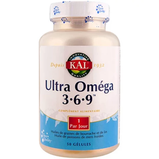 Kal Ultra Oméga 3 6 9 Gélules x 50
