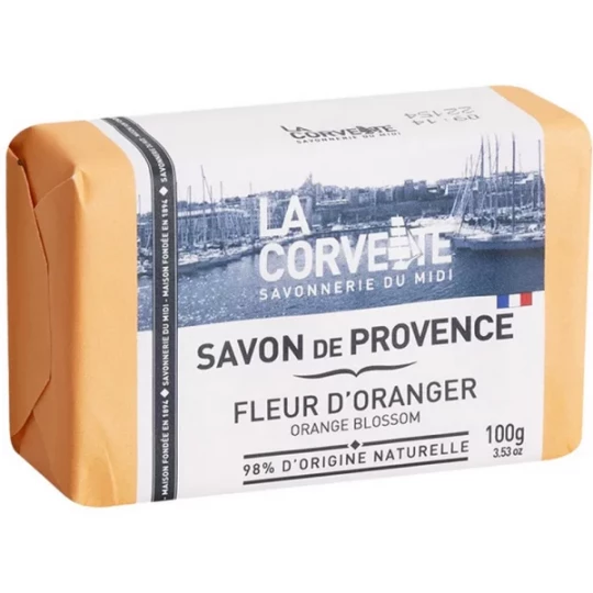 La Corvette Savon de Provence Fleur d'Oranger 100 g