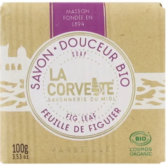 La Corvette Savon Douceur Bio Fleur de Figuier 100 g