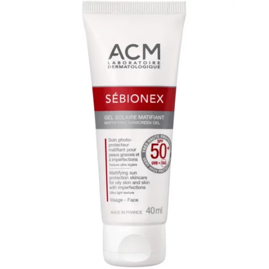 ACM Sébionex Gel Solaire Matifiant SPF50+ 40 ml