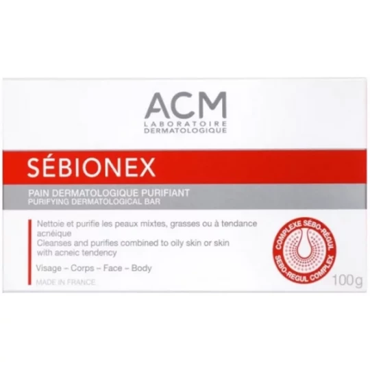 ACM Sébionex Pain Dermatologique Purifiant 100 g