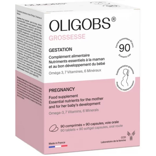 Laboratoire CCD Oligobs Grossesse Comprimés x 90 + Capsules x 90