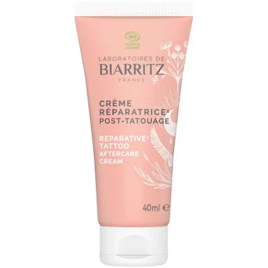 Laboratoires de Biarritz Crème Réparatrice Post-Tatouage Bio 40 ml