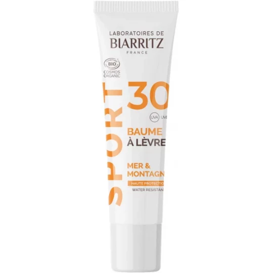Laboratoires de Biarritz Sport Baume à Lèvres SPF30 Bio 15 ml