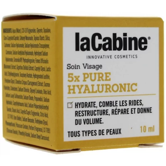laCabine 5x Pure Hyaluronic Soin Visage 10 ml