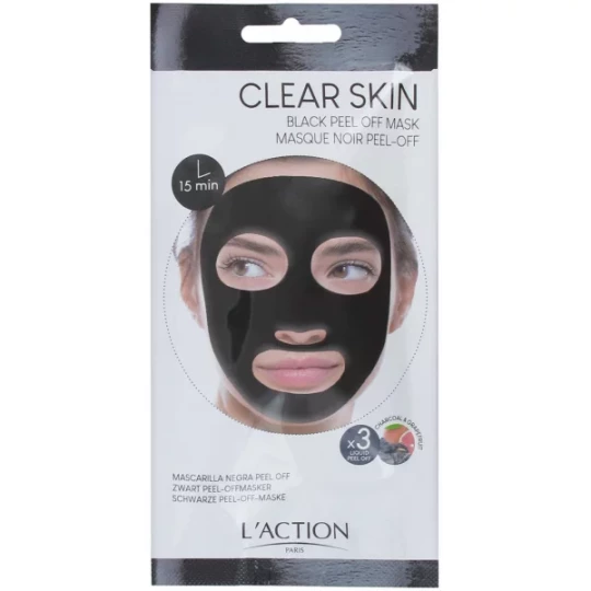 l'Action Paris Masque Noir Peel Off Sachets x 3