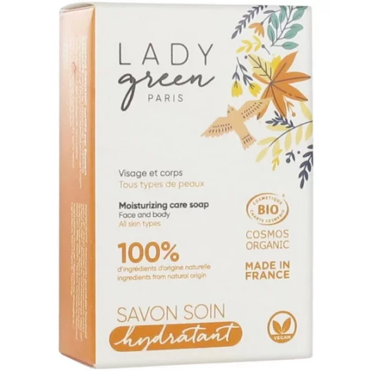 Lady Green Savon Soin Hydratant Bio 100 g