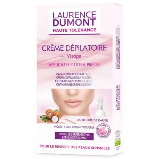 Laurence Dumont Institut Haute Tolérance Crème Dépilatoire Visage 20 ml