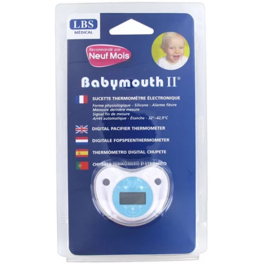 LBS Médical Babymouth II Tétine Thermomètre Électronique