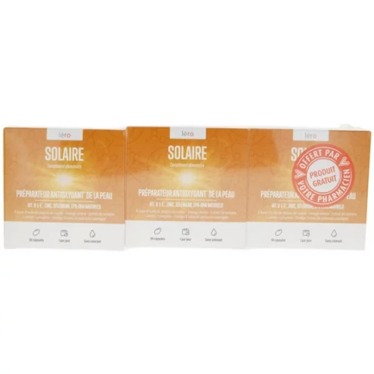 Léro Solaire Capsules x 60 + 30 Offertes