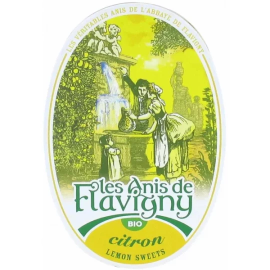 Les Anis de Flavigny Bonbons Citron Bio 50 g
