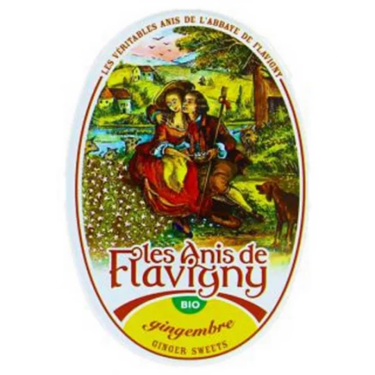 Les Anis de Flavigny Bonbons Gingembre Bio 50 g